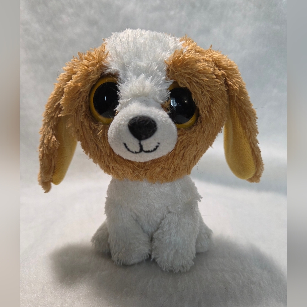 COOKIE Beanie Boos Beagle Dog Brown White Black Stuffed Toy NO HANGTAG